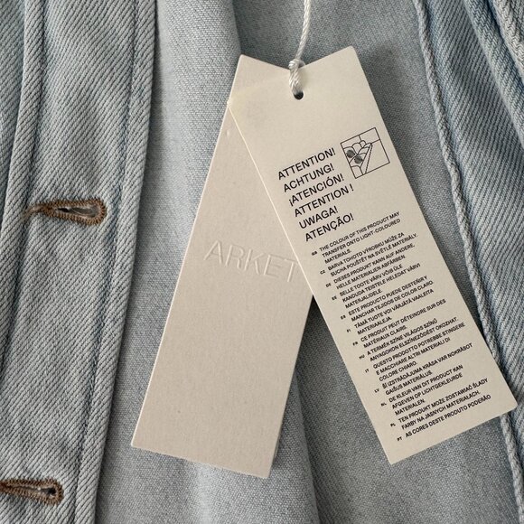 Arket Light Blue Button Down Shirt - Picture 7 of 11